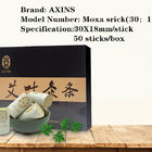 OEM Service 30:1 Gold Chinese Moxibustion Stick Pure Handmade