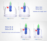 12pcs Silicone Vacuum Cupping Sets Medical Physiotherapy Equipment